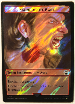 MTG - Dalek (0044) // Mark of the Rani (0047) - Surge Foil WHO Doctor Who Token - Image 2