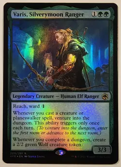 MTG - Varis, Silverymoon Ranger - Foil - AFR 209 - Adventures Forgotten Realms - Image 1
