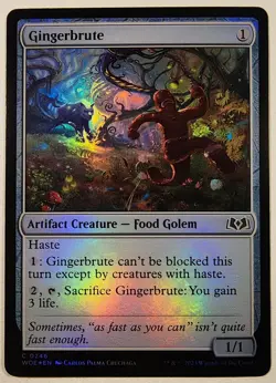 MTG - Gingerbrute - Foil - WOE 246 - Wilds of Eldraine - C - LP - Image 1