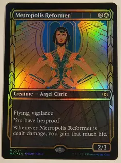 MTG - Metropolis Reformer (Showcase) - Foil - MAT 54 - MoM: Aftermath - R - LP - Image 1