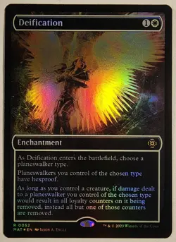 MTG - Deification (Showcase) - Foil - MAT 52 - MoM: The Aftermath - R - LP - Image 1