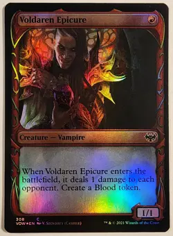 MTG - Voldaren Epicure (Showcase) - Foil - VOW 308 - Innistrad: Crimson Vow - C - Image 1