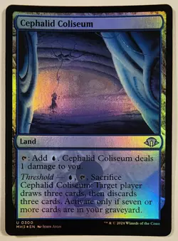 MTG - Cephalid Coliseum - Foil - MH3 300 - Modern Horizons 3 - U - LP - Image 1