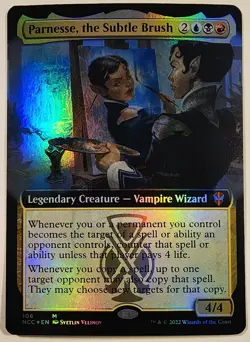 MTG - Parnesse, the Subtle Brush (Extended Art) Foil NCC 106 Streets New Capenna - Image 1