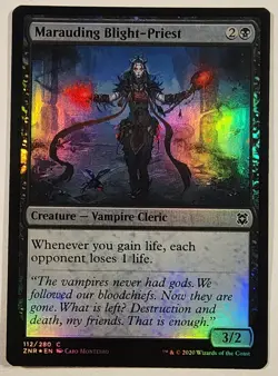MTG - Marauding Blight-Priest - Foil - ZNR 112 - Zendikar Rising - C - LP - Image 1
