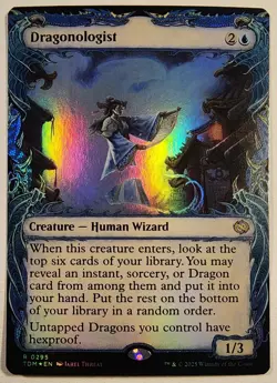 MTG - Dragonologist (Showcase) - Foil - TDM 295 - Tarkir: Dragonstorm - R - Image 1
