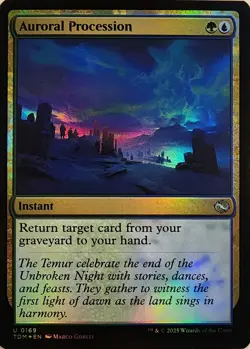 MTG - Auroral Procession - Foil - TDM 169 - Tarkir: Dragonstorm - U - Image 1