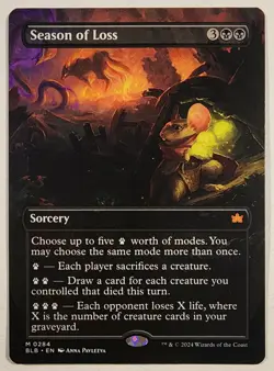 MTG - Season of Loss (Borderless) - BLB 284 - Bloomburrow - M - Image 1