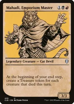MTG - Mahadi, Emporium Master - Showcase - CLB 429 - Battle for Baldur's Gate - Image 1