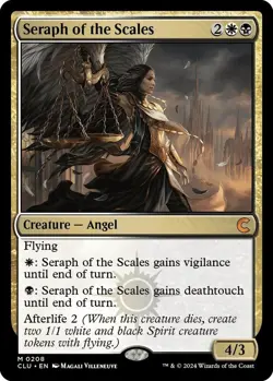 MTG - Seraph of the Scales - CLU 0208 - Ravnica: Clue Edition - Mythic - Magic - Image 1