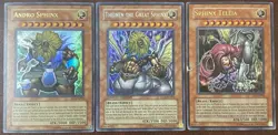 YuGiOh Great Sphinx Set Of 3, Full Ultra Holo, Andro Theinen Teleia - EP1 - MC2 - Image 1