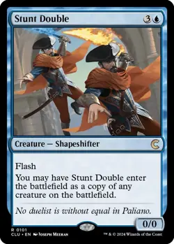 MTG - Stunt Double - CLU 0101 - Ravnica: Clue Edition - Rare Magic the Gathering - Image 1