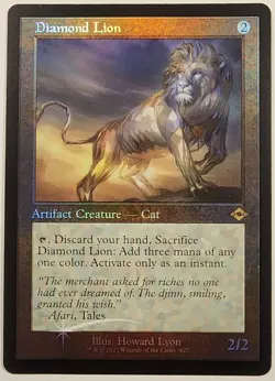 MTG - Diamond Lion - Foil Retro Frame - MH2 427 - Modern Horizons 2 - Rare Magic - Image 1