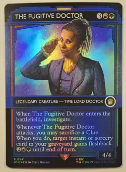 MTG - The Fugitive Doctor (Showcase) - Foil - WHO 541 - Doctor Who - Rare - Image 1