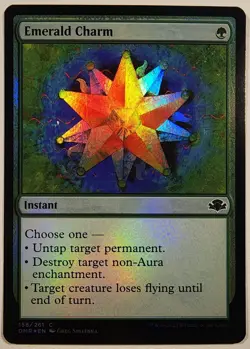 MTG - Emerald Charm - Foil - DMR 158 - Dominaria Remastered - C - Image 1