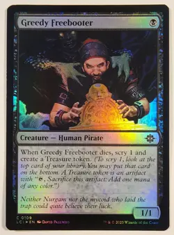 MTG - Greedy Freebooter - Foil - LCI 109 - The Lost Caverns of Ixalan - C - LP - Image 1