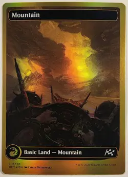 MTG - Mountain (First-Place Foil) - Foil - DFT 510 - Aetherdrift - L - Image 1