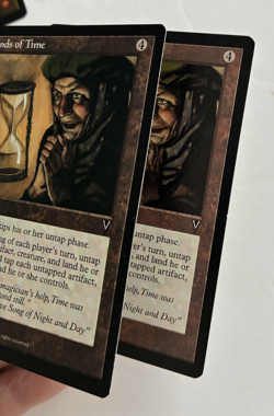 MTG X2 Sands of Time & X4 Pygmy hippo Visions NM - Image 3