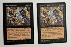 MTG Relentless Assault Off centered & X2 Kaervck's Spite 2 ink colors Visions - Image 3