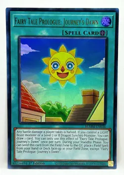 Yugioh Fairy Tale Prologue: Journey's Dawn #BLMM-EN036 Ultra Rare NM - Image 1