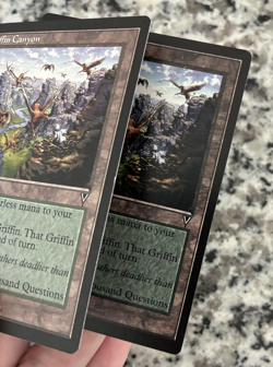 MTG Visions Equipoise & X2 Griffin Canyon NM Magic the Gathering - Image 3