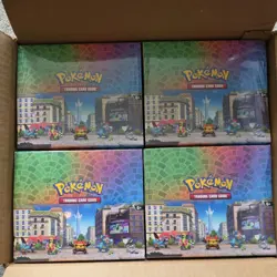 Pokemon Lumiose City Mini Tin Sealed Display Of 10 - In Hand - Image 1