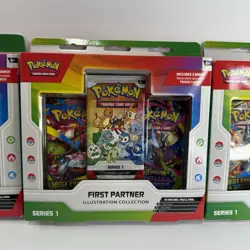 Pokemon First Partner Illustration Collection Series 1 LOT OF 3 - Image 5