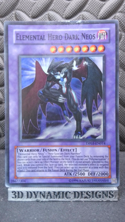 | Yugioh Elemental Hero Dark Neos DP03-EN014 1st Edition Super Rare DMG 🔥 | - Image 1