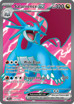 Salamence ex 177/159 Ultra Rare Journey Together Pokemon NM/M - Image 4