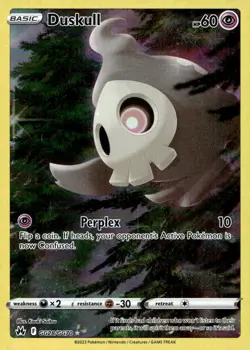 Duskull GG28/GG70 Holo Crown Zenith Galarian Gallery Pokemon NM - Image 1