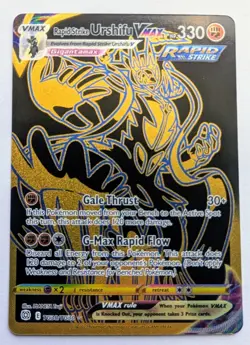 Pokemon: Rapid Strike Urshifu VMAX (Secret) TG30 Swsh09: Brilliant Stars -NM- - Image 1