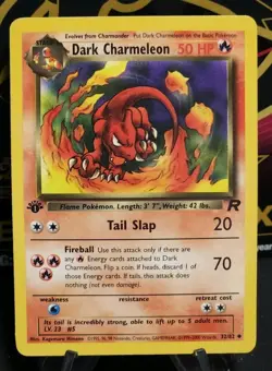 Pokemon Dark Charmeleon #32, Team Rocket 1st Edition, Wizards Of The Coast - Image 1