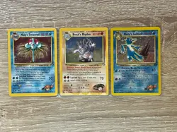 Lot Of 3 Holo Gym Heroes & Gym Challenge Vintage Pokemon Cards Vintage - Image 1