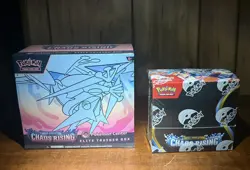 Pokemon Chaos Rising Pokemon Center ETB and Booster Box - Image 1