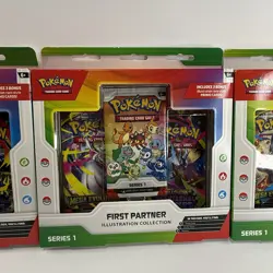 Pokemon First Partner Illustration Collection Series 1 LOT OF 3 - Image 4