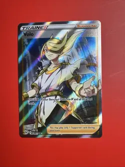 Pokemon Volo 196/196 Lost Origin Sword & Shield FULL ART TRAINER - Image 1