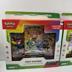 Pokemon First Partner Illustration Collection Series 1 LOT OF 3 - Image 3