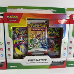 Pokemon First Partner Illustration Collection Series 1 LOT OF 3 - Image 5