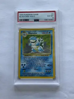 Blastoise 2/102 Base Set Holo PSA 6 1999 WOTC Pokemon Vintage - Image 1
