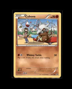 Cubone 77/162 Common BREAKthrough Pokemon Lightly Played - Image 1