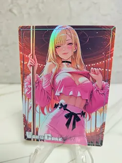 Marin Kitagawa Trading Card Waifu Goddess Story Anime Girl holo Karte Manga Full - Image 1