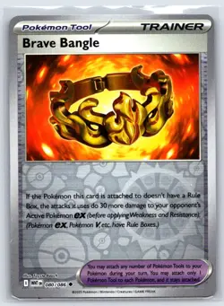 BRAVE BANGLE 080/086 REVERSE HOLO WHITE FLARE POKEMON NEAR MINT - Image 1