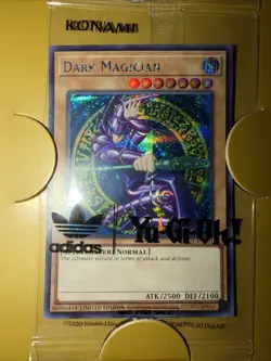 Yugioh Dark Magician (Adidas Exclusive) ADC1-EN001 Promo Card Brand New Sealed - Image 1