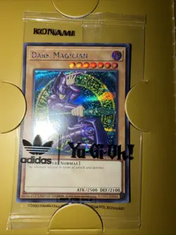 Yugioh Dark Magician (Adidas Exclusive) ADC1-EN001 Promo Card Brand New Sealed - Image 4