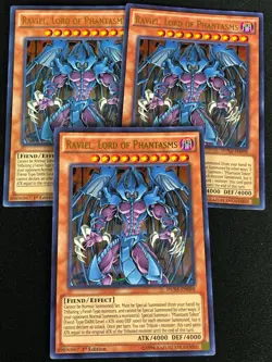 YUGIOH RAVIEL LORD OF PHANTASMS DUSA-EN098 1ST ULTRA X3 - Image 1