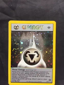 Pokemon Cards: Neo Genesis 1st Edition Rare Holo: Metal Energy 19/111 - Image 2
