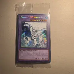 Yu-Gi-Oh! Elemental HERO Absolute Zero BLC1-EN004 Secret Rare Limited Ed NM - Image 1