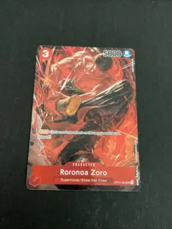 Roronoa Zoro OP01-025 SR Alt Art Romance Dawn English One Piece TCG - Image 1