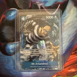 Mr.3 (Galdino) ALT SR (OP16-056) | OP16 - The Time of Battle | ENGLISH ALT ART - Image 1