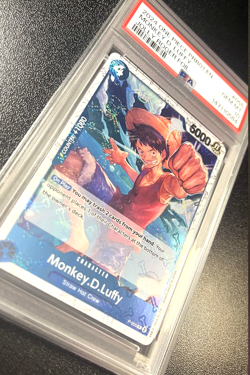 2024 One Piece PRB01 Jolly Roger Foil Monkey D. Luffy PSA 10 GEM MINT💎 POP 114 - Image 3
